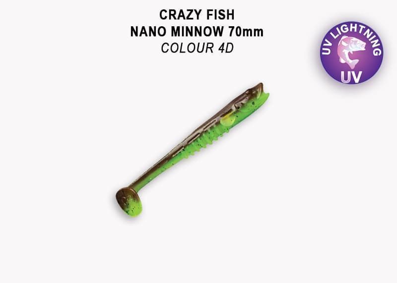 силиконовые приманки Nano minnow 2.8" 53-70-4d-7