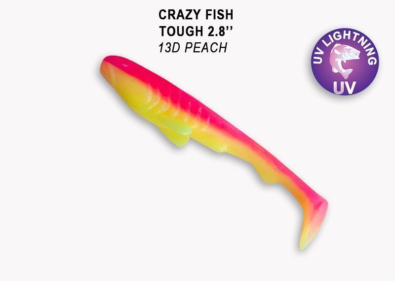 силиконовые приманки Tough 2.8" 59-70-13d-6