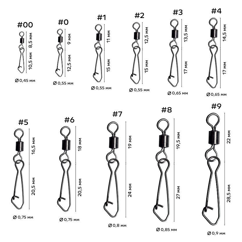 Карабин CF Frame snap с вертлюгом #00