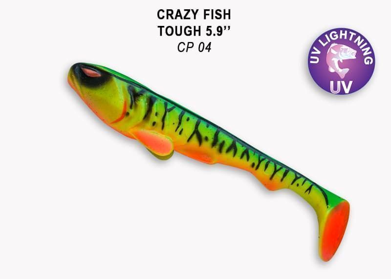 силиконовые приманки Tough 5" 28-125-cp04-6