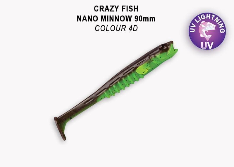 силиконовые приманки Nano minnow 3.5" 54-90-4d-7
