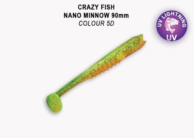 силиконовые приманки Nano minnow 3.5" 54-90-5d-7-F