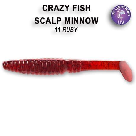 силиконовые приманки Scalp minnow 3.2" 7-80-11-2