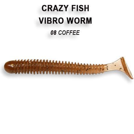 силиконовые приманки Vibro worm 2" 3-50-8-4