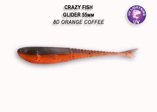 силиконовые приманки Glider 2.2" 35-55-8d-6-F