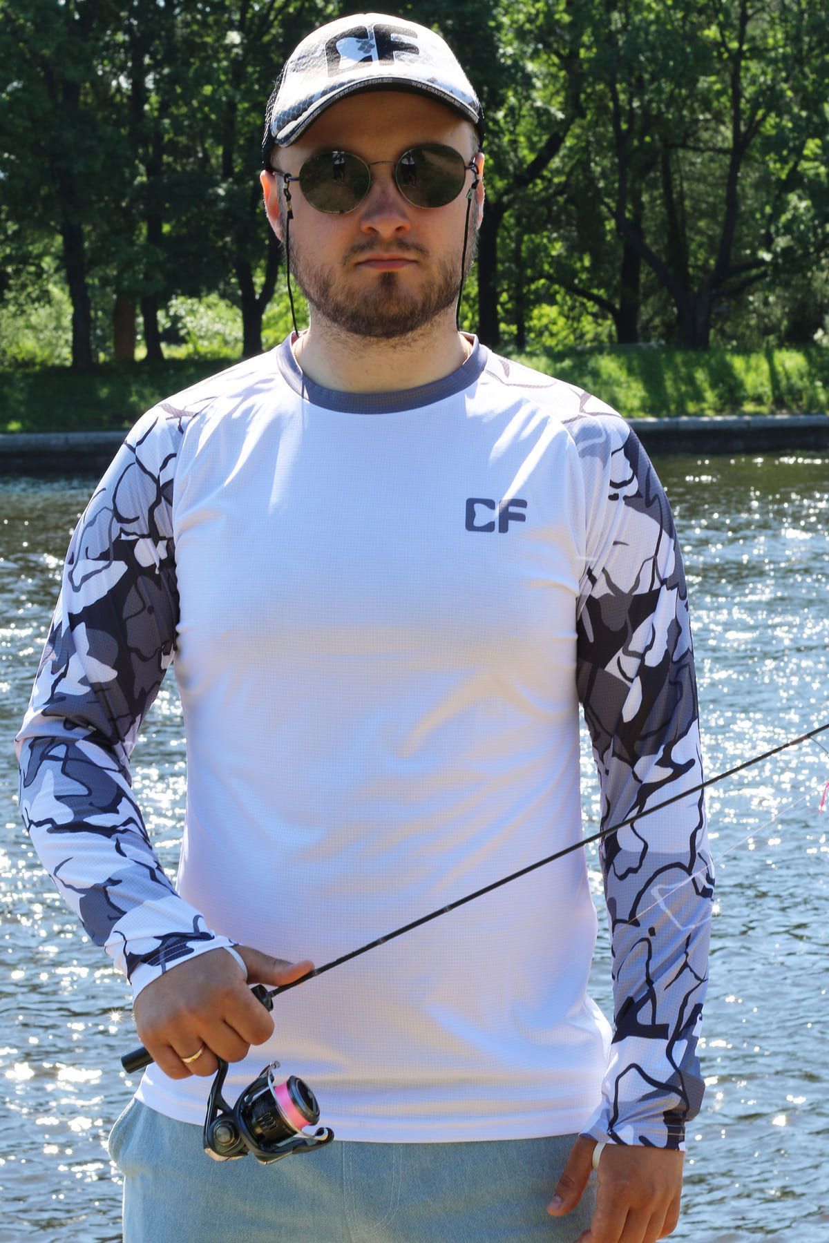 Джерси CF Camo sleeves gray