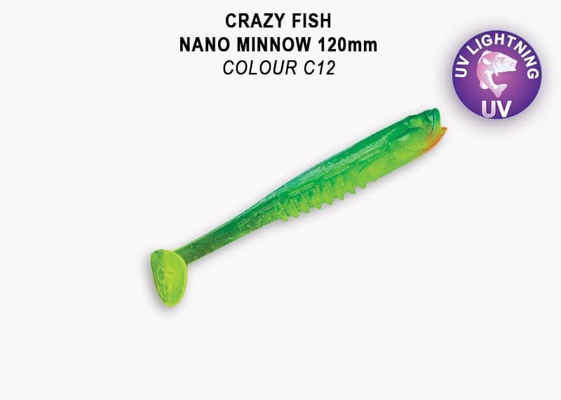 силиконовые приманки Nano minnow 5" 55-120-C12-7