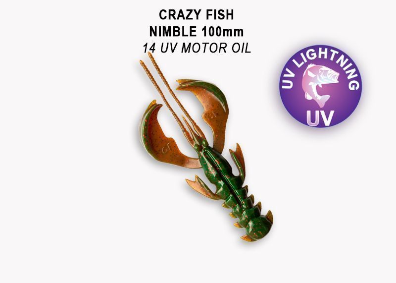 силиконовые приманки Nimble 4" 43-100-14-6