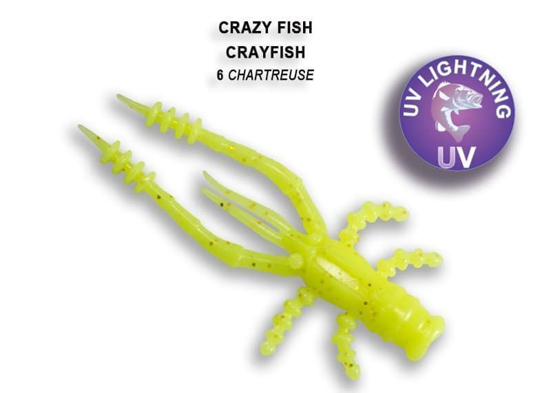 силиконовые приманки Crayfish 1.8" 26-45-6-6
