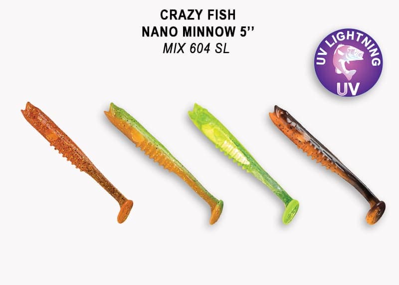 силиконовые приманки Nano minnow 5" 55-120-M604SL-7
