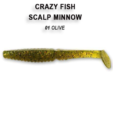силиконовые приманки Scalp minnow 3.2" 7-80-1-4