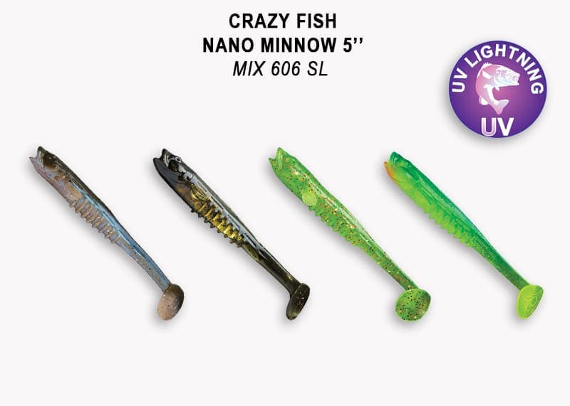 силиконовые приманки Nano minnow 5" 55-120-M606SL-7