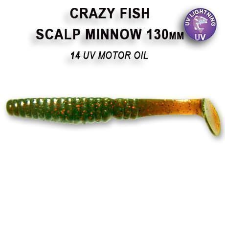 силиконовые приманки Scalp minnow 5.5" 19-130-14-4