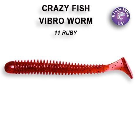 силиконовые приманки Vibro worm 2" 3-50-11-3