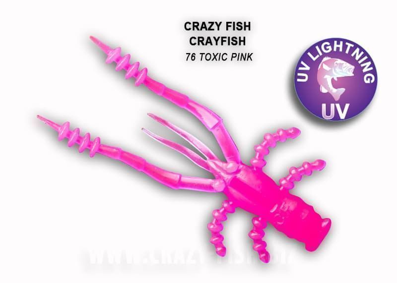 силиконовые приманки Crayfish 1.8" 26-45-76-6