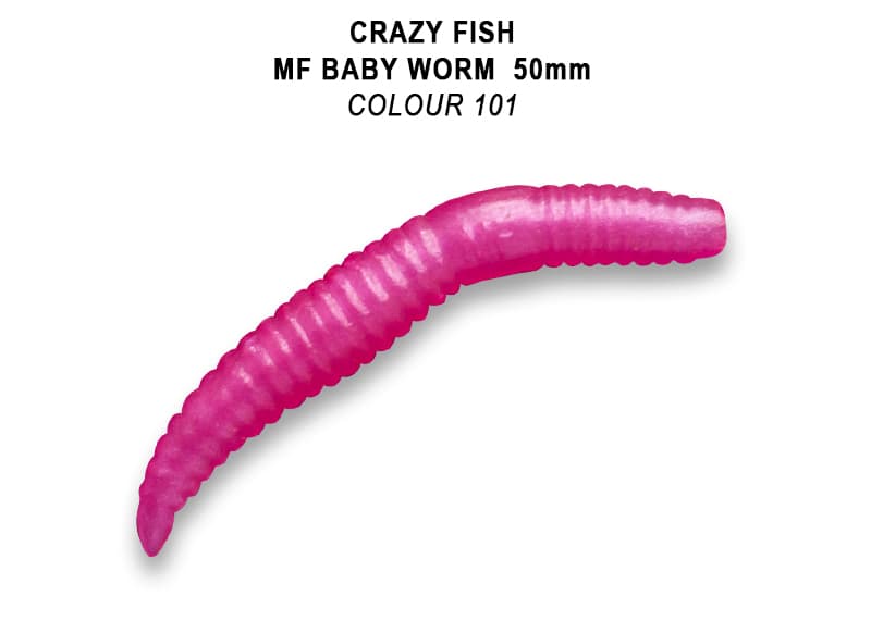 силиконовые приманки MF Baby worm 2" 66-50-101-9-EF