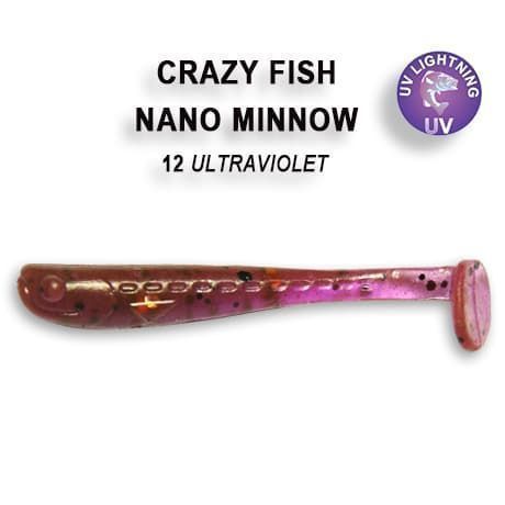 силиконовые приманки Nano minnow 1.6" 6-40-12-1