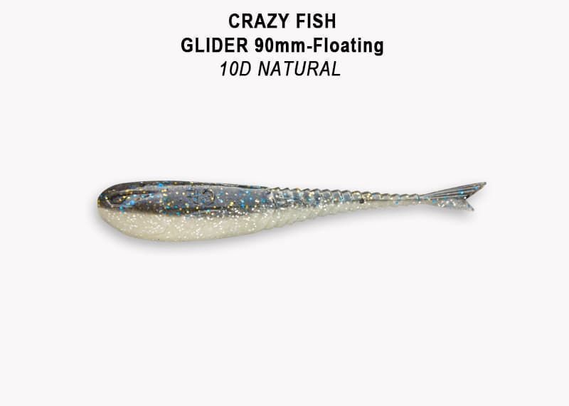 силиконовые приманки Glider 3.5" 36-90-10d-6