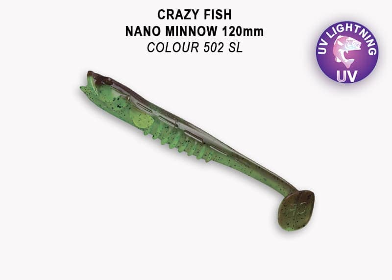 силиконовые приманки Nano minnow 5" 55-120-502SL-7