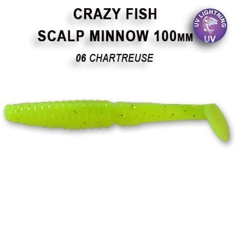 силиконовые приманки Scalp minnow 4" 18-100-6-4