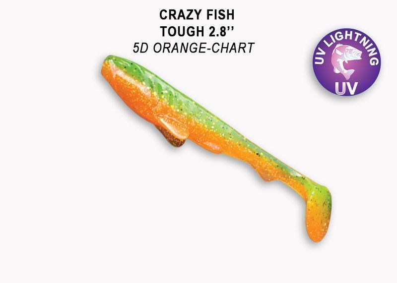 силиконовые приманки Tough 2.8" 59-70-5d-6