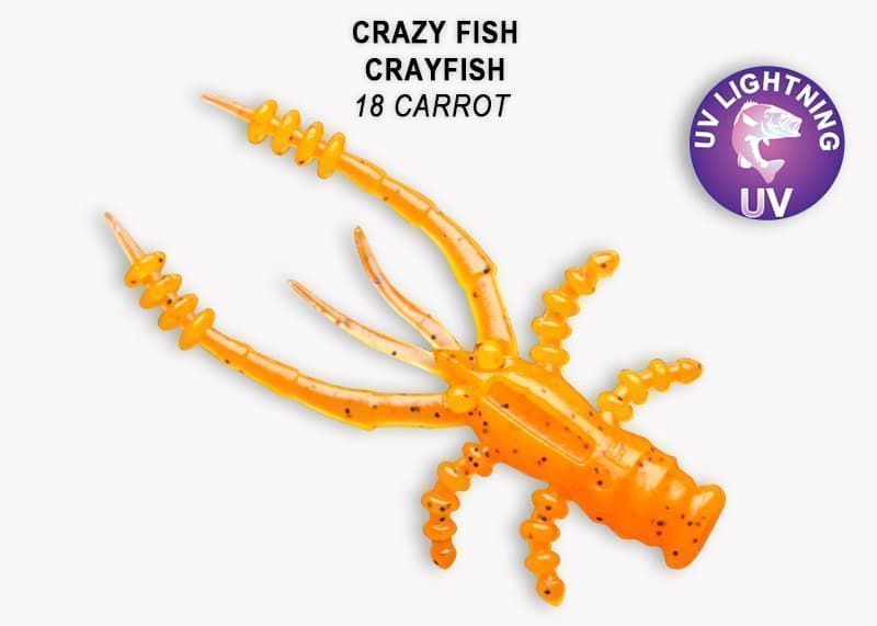 силиконовые приманки Crayfish 1.8" 26-45-18-6