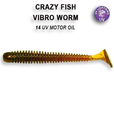 силиконовые приманки Vibro worm 2" 3-50-14-5