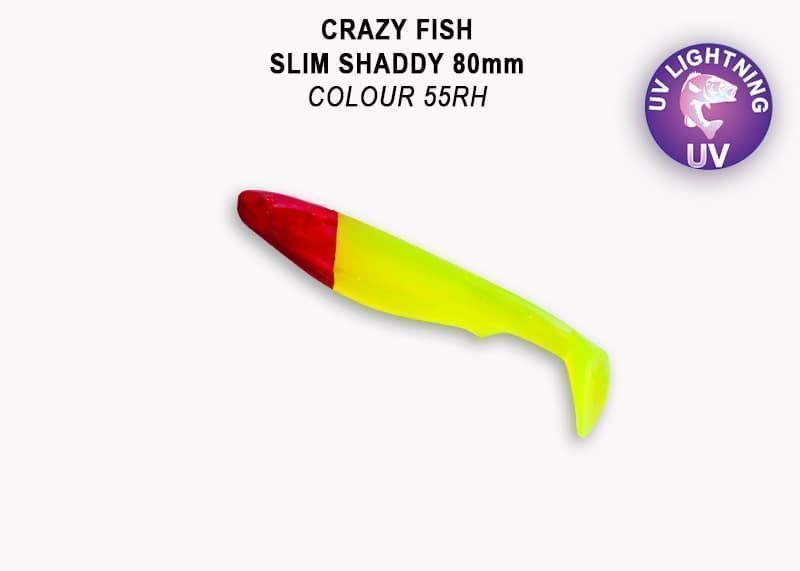 силиконовые приманки Slim shaddy 3.2" 56-80-55RH-7