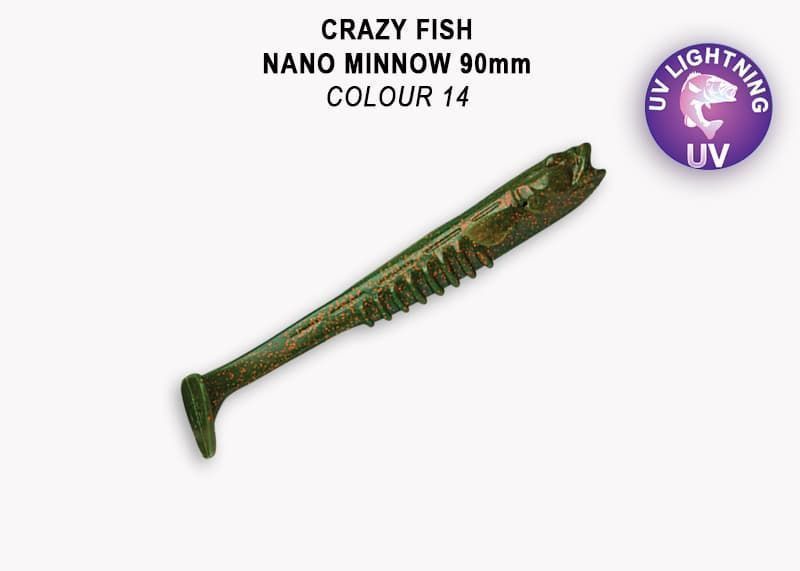 силиконовые приманки Nano minnow 3.5" 54-90-14-7