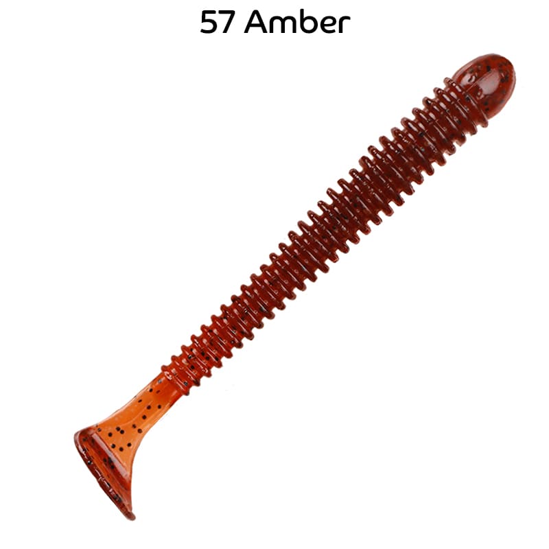 силиконовые приманки Vibro worm 3.4" 12-85-57-6