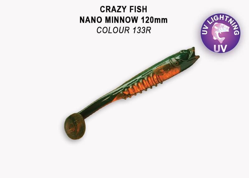 силиконовые приманки Nano minnow 5" 55-120-133R-7