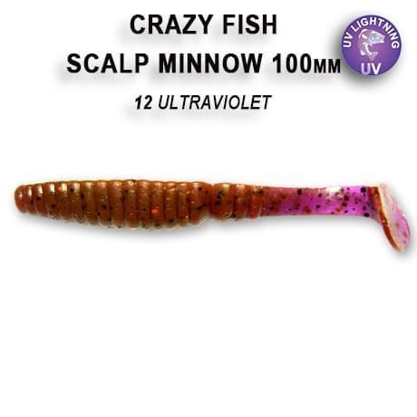 силиконовые приманки Scalp minnow 4" 18-100-12-4