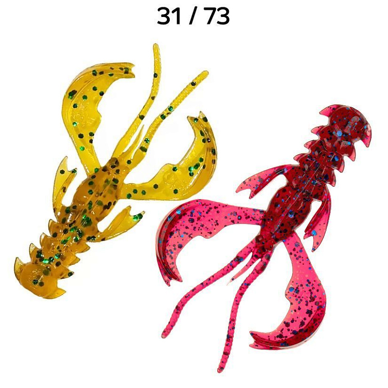 силиконовые приманки Nimble 2.5" 44-65-31/73-6