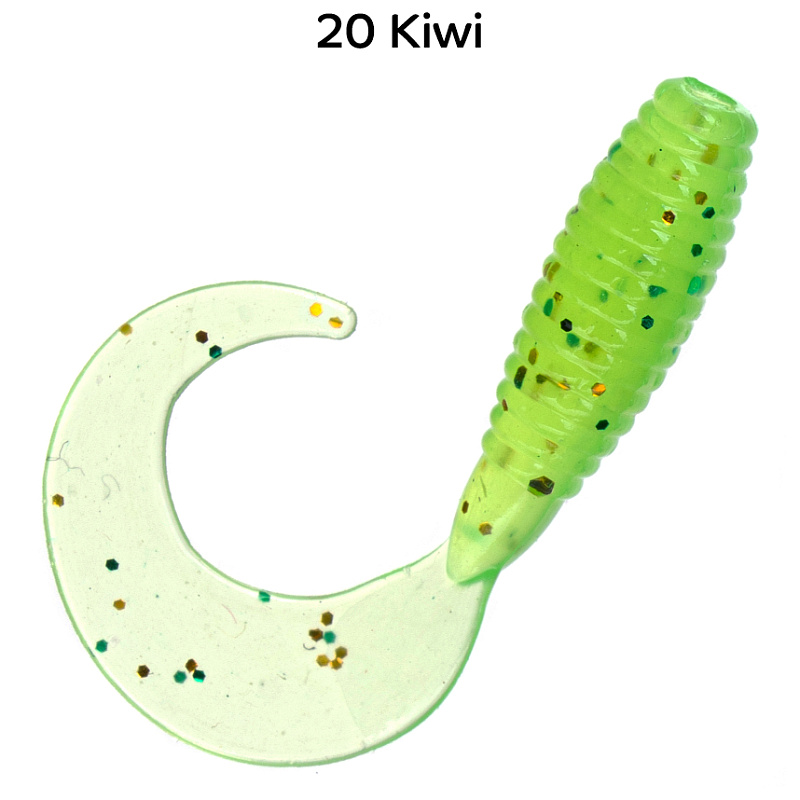 силиконовые приманки Angry spin 1" 20-25-20-6