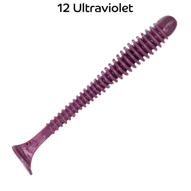 силиконовые приманки Vibro worm 3.4" 12-85-12-6-F