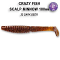 силиконовые приманки Scalp minnow 4" 18-100-32-4