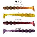 силиконовые приманки Vibro Worm 2.5'' 81-65-M01-6