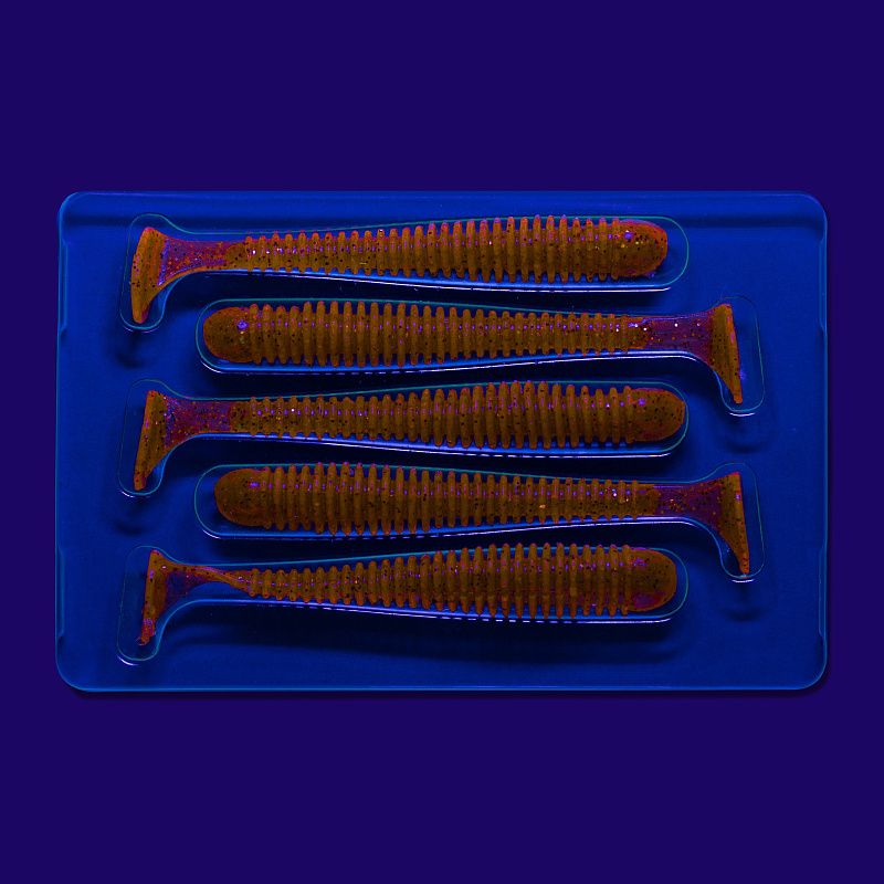 силиконовые приманки Vibro worm 3.4" 12-85-9-6