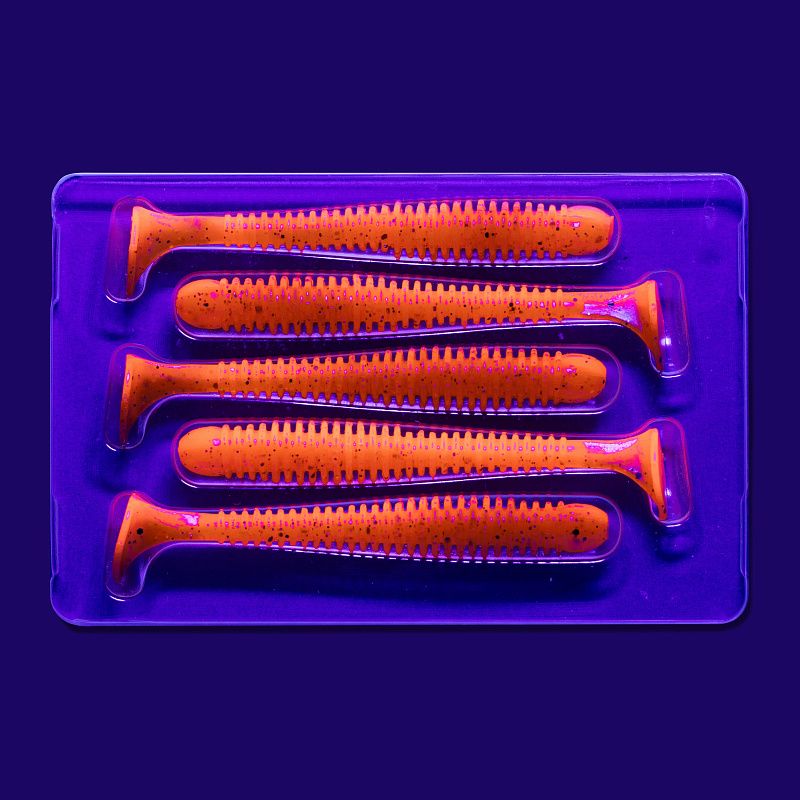 силиконовые приманки Vibro worm 3.4" 13-85-15d-6