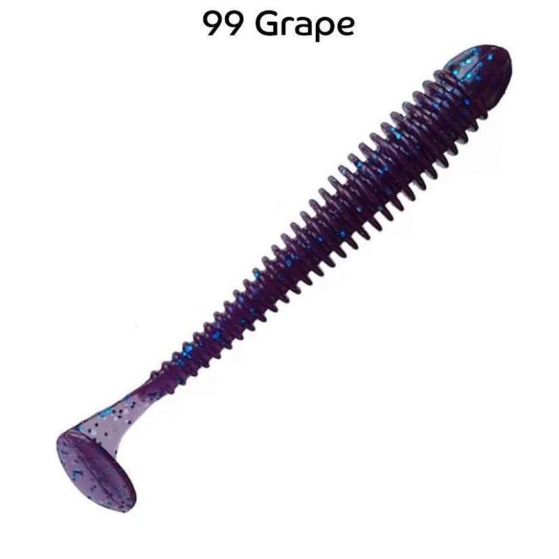 силиконовые приманки Vibro worm 3.4" 12-85-99-6