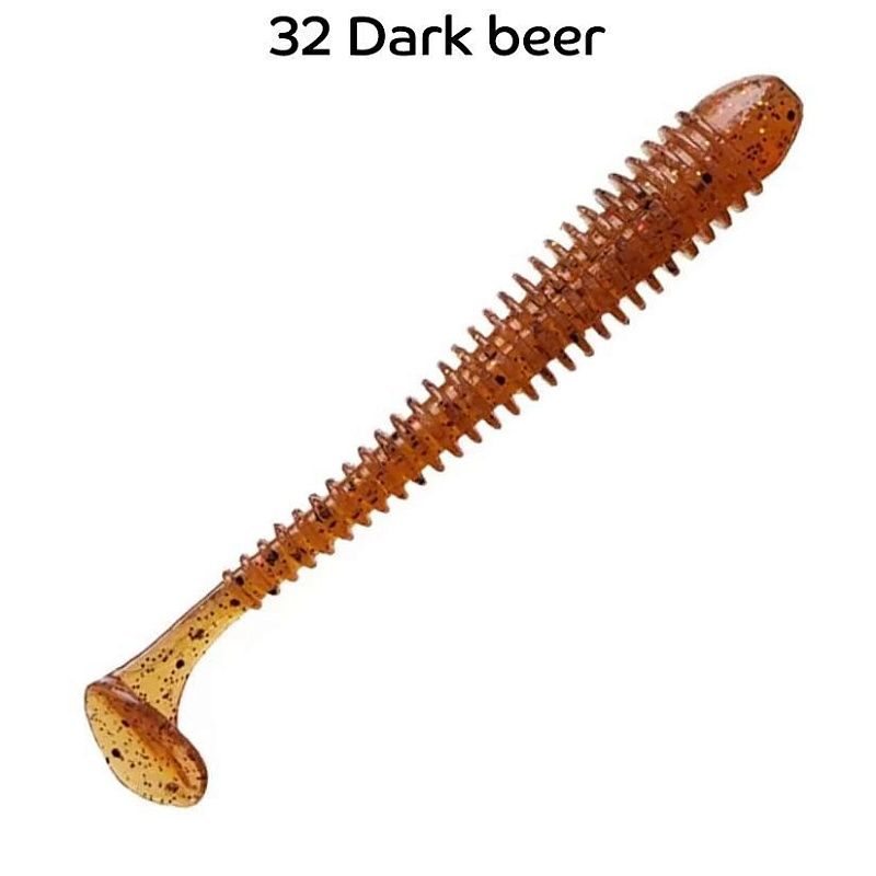 силиконовые приманки Vibro Worm 4'' 75-100-32-6