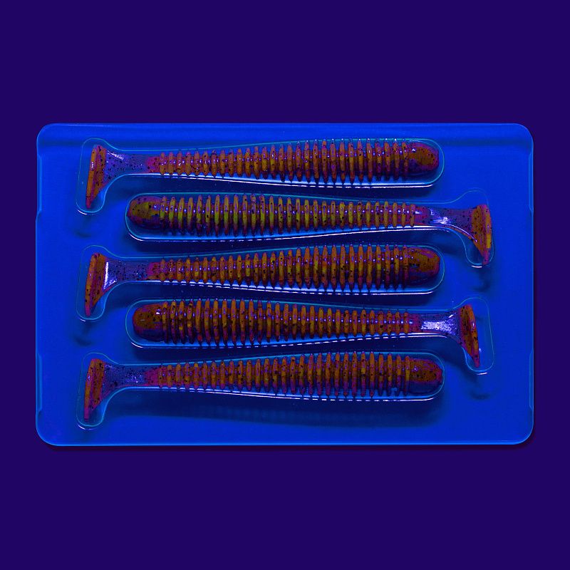 силиконовые приманки Vibro worm 3.4" 12-85-26-6