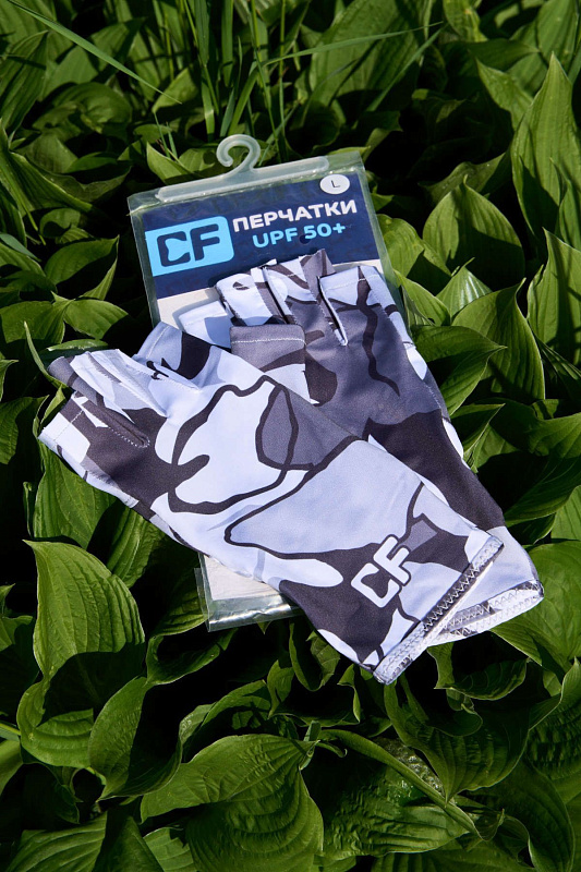 Перчатки CF Sleeves gray для рыбака и рыбалки