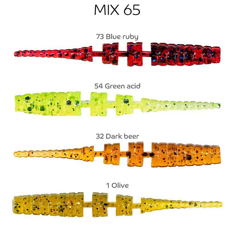 силиконовые приманки Polaris 1.8" 5-45-M65-6