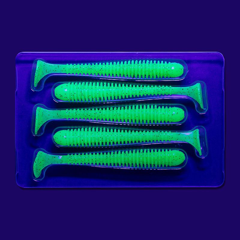 силиконовые приманки Vibro worm 3.4" 13-85-7d-6