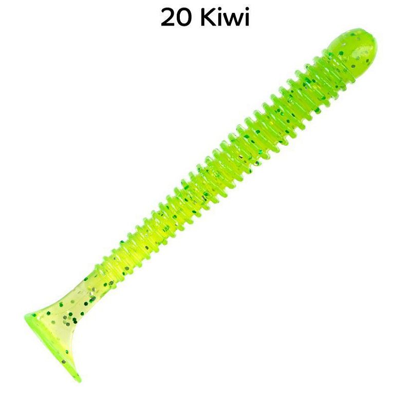 силиконовые приманки Vibro worm 3.4" 12-85-20-6