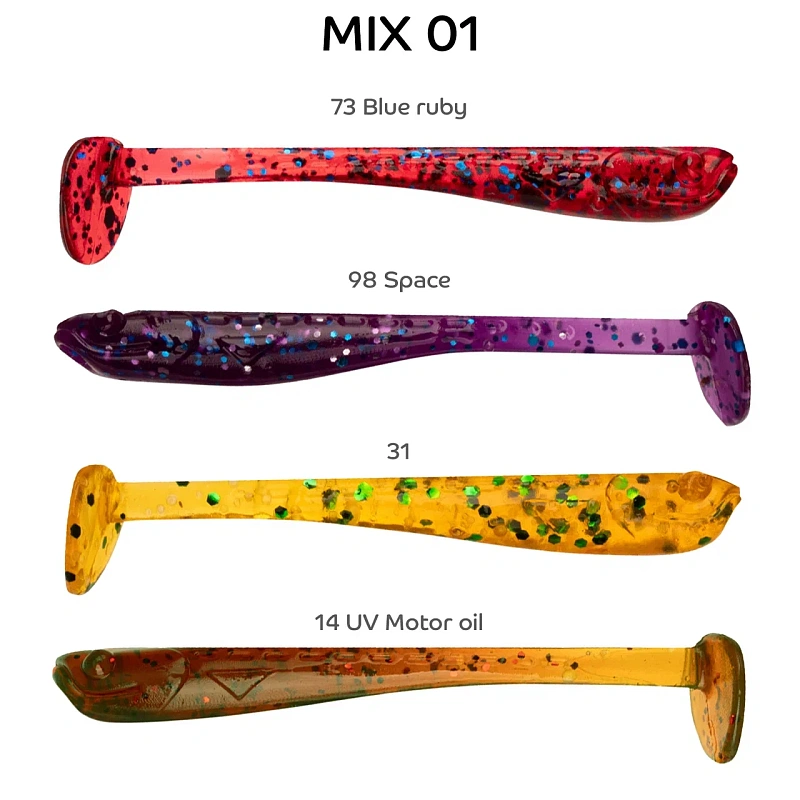 силиконовые приманки Nano minnow 1.6" 6-40-M01-6