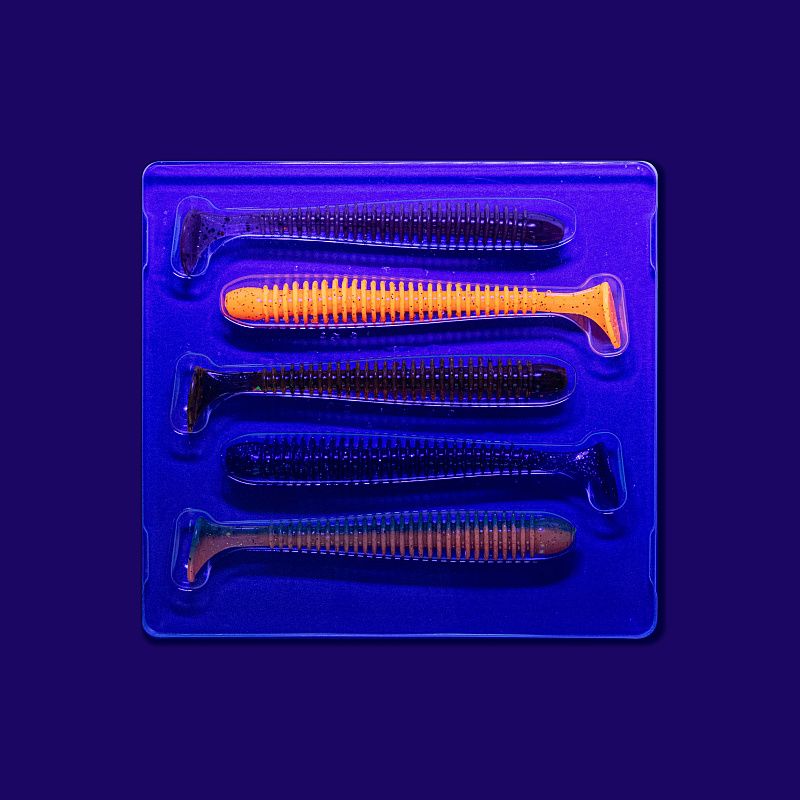 силиконовые приманки Vibro Worm 4'' 75-100-M121-6