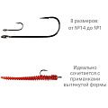 Рыболовные Одинарный крючок CF Round bent hook №12 15 шт