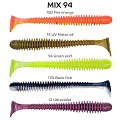 силиконовые приманки Vibro worm 3.4" 12-85-M94-6-F